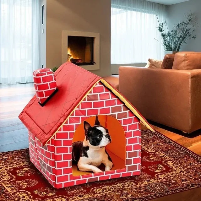 Dog Crate Pet Bed Cozy Playhouse