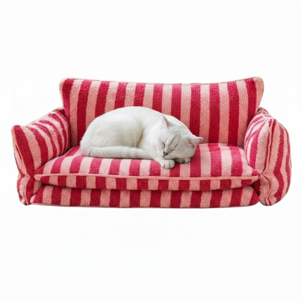 Colorful Cat Sofa Bed Soft Cushion
