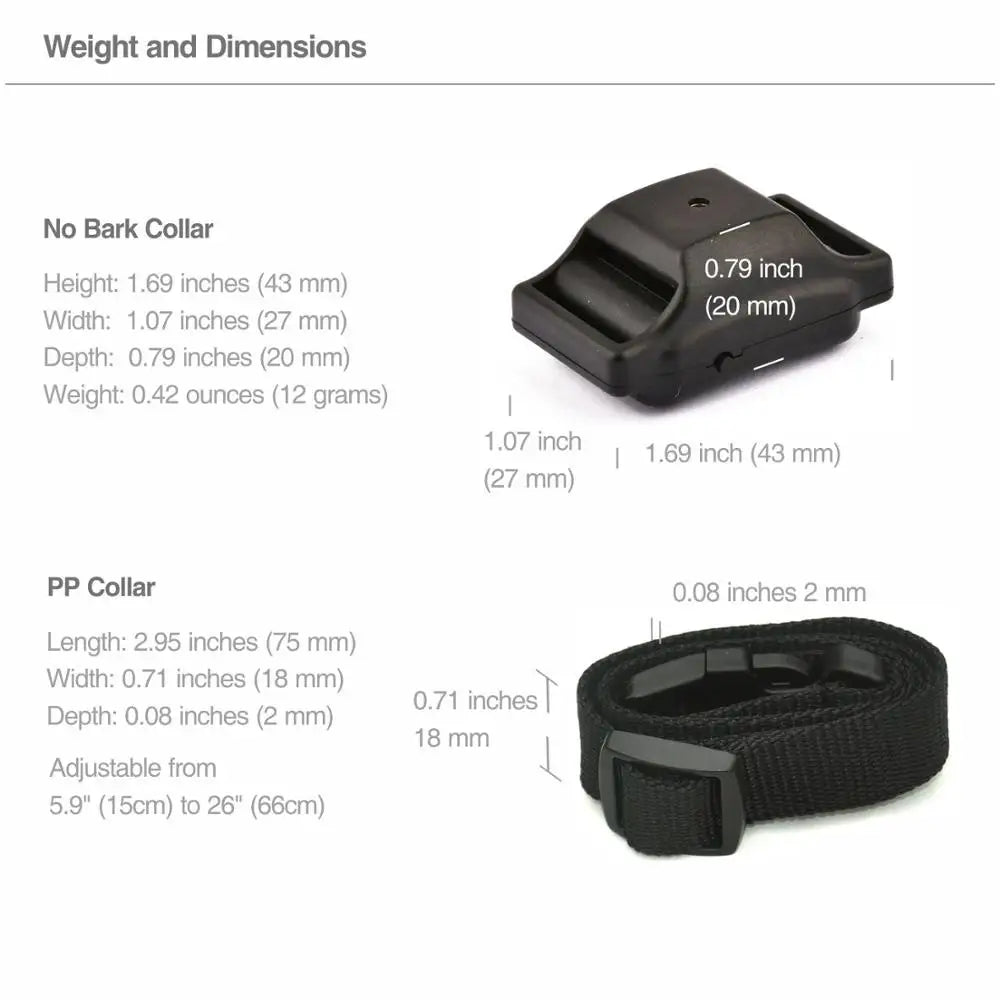 Dog Anti Bark Training Collar Small Pets