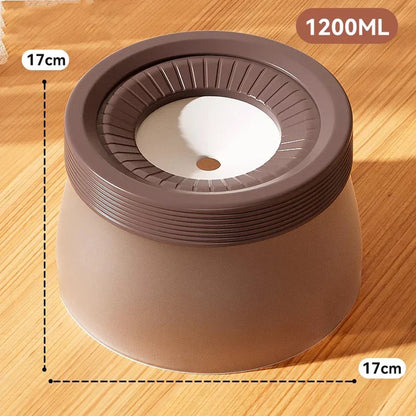 Pet Spill Proof Stainless Steel Drinking Bowl