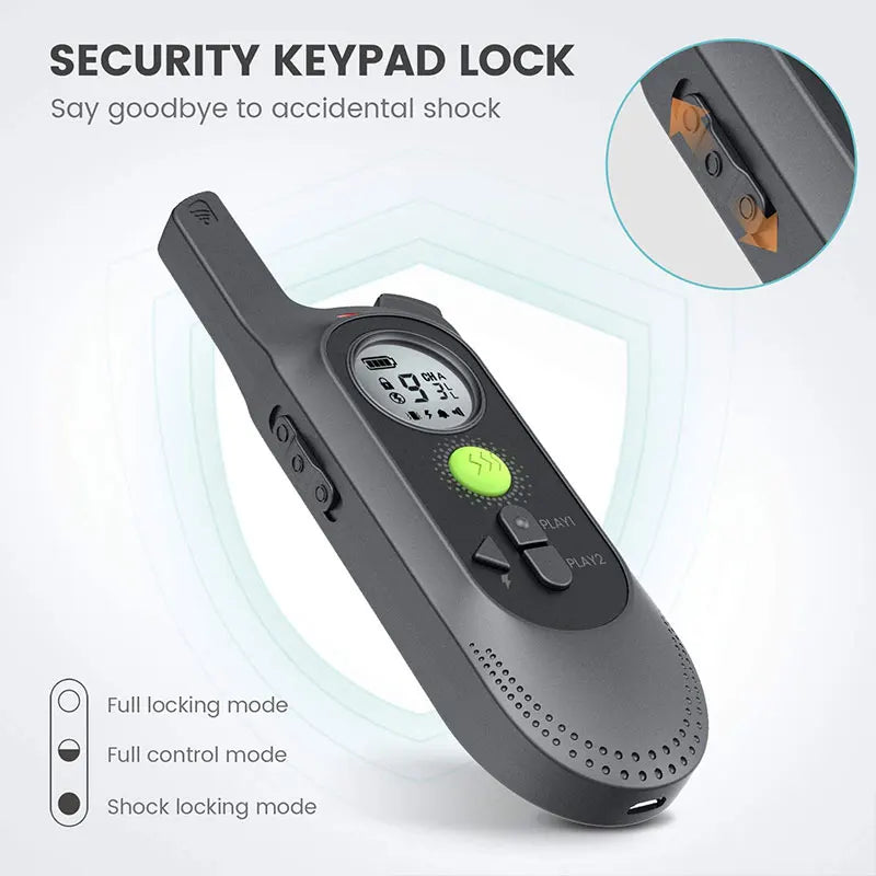 Voice Control Dog Training Collar 4 Safety Modes