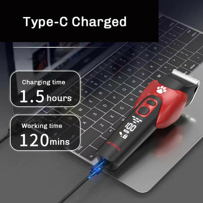 Wireless Pet Grooming Kit Adjustable Combs