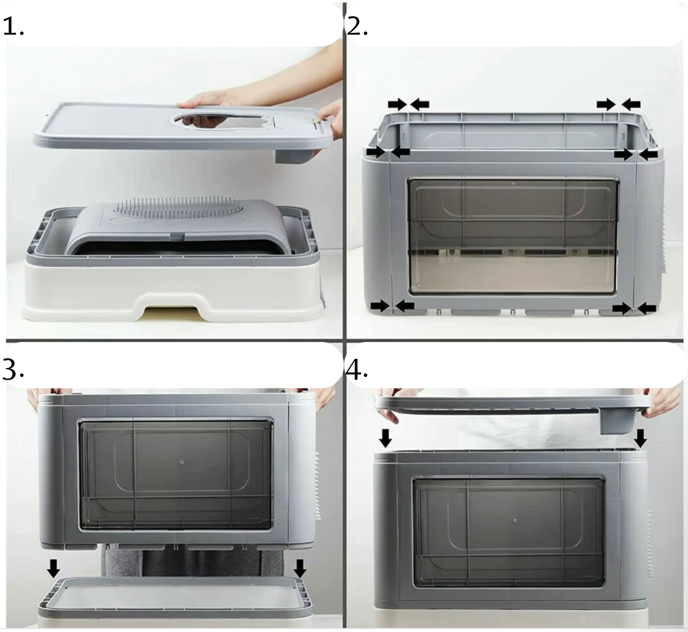 Foldable Cat Litter Box