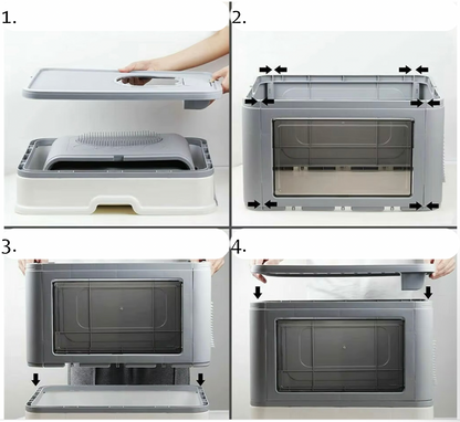 Foldable Cat Litter Box