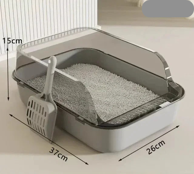 Large Open Cat Litter Box Tray