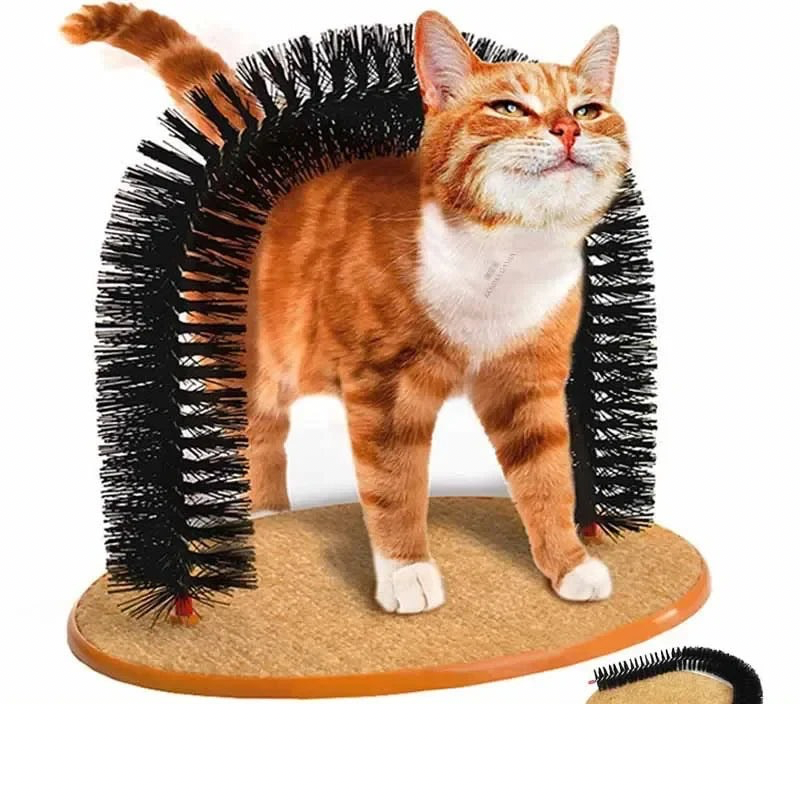 Cat Self Grooming Arch Scratcher 3-in-1 - Pupporia