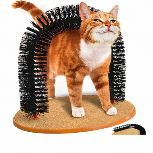 Cat Self Grooming Arch Scratcher 3-in-1 - Pupporia