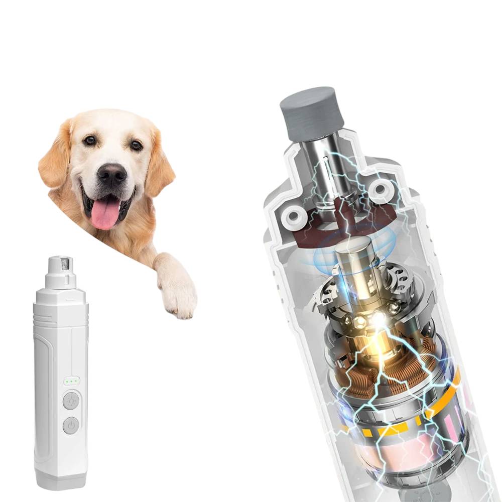 LED Rechargeable Dog Nail Clipper – Precision Cat Nail Grinder 2