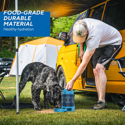 Large Capacity 74oz Dog Water Bottle – Portable Bowl for Outdoor Adventures 7