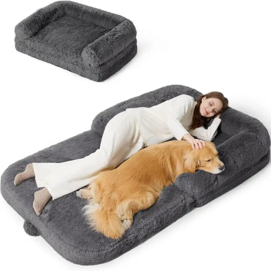 Orthopedic Dog Bed 2-in-1 XL Egg Foam Supportive Mat - Pupporia