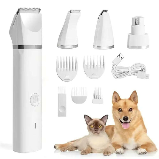Pet Grooming Clippers 5-in-1 Trimmer Nail File Set - Pupporia