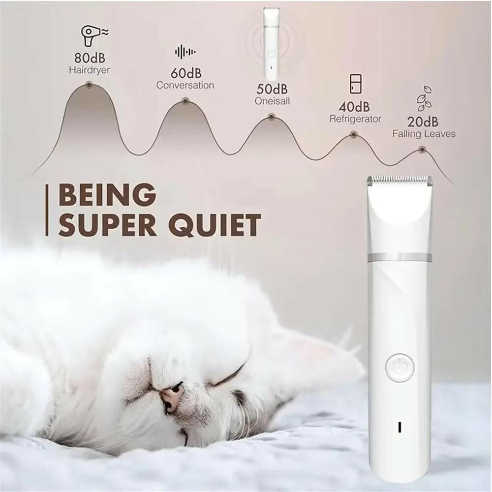 Pet Grooming Clippers 5-in-1 Trimmer Nail File Set