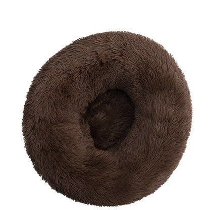 Comfy Dog Bed Donut Shape Removable Cover