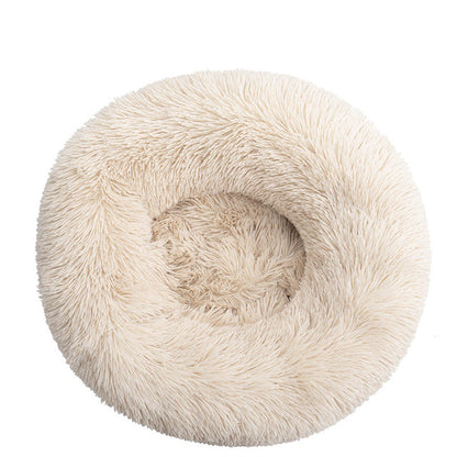 Comfy Dog Bed Donut Shape Removable Cover