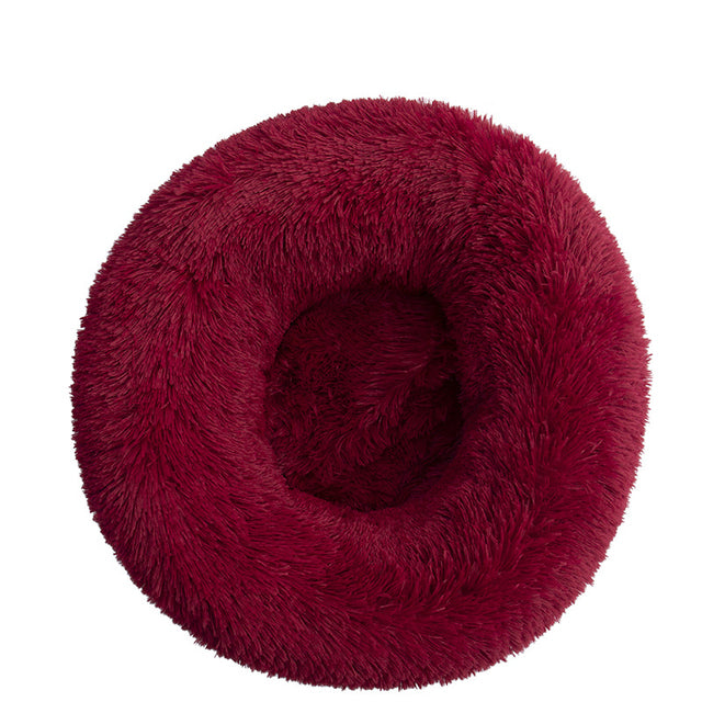 Comfy Dog Bed Donut Shape Removable Cover