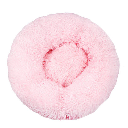 Comfy Dog Bed Donut Shape Removable Cover