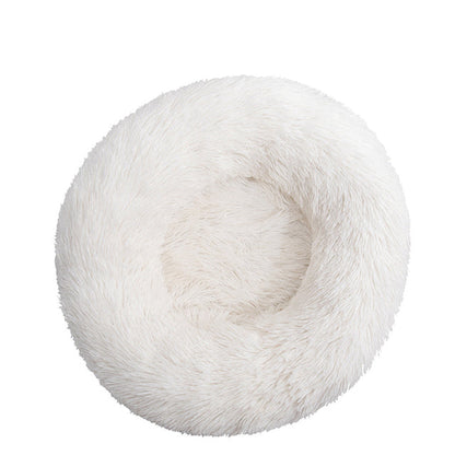 Comfy Dog Bed Donut Shape Removable Cover