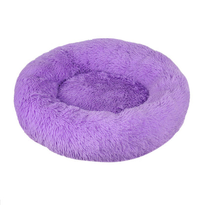 Comfy Dog Bed Donut Shape Removable Cover