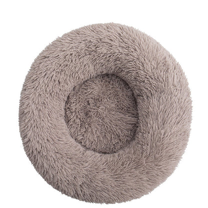 Comfy Dog Bed Donut Shape Removable Cover