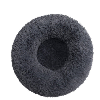 Comfy Dog Bed Donut Shape Removable Cover
