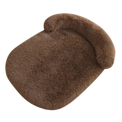 Plush Dog Bed with Supportive Bolster for Head & Neck | Leak-Proof & Washable 0