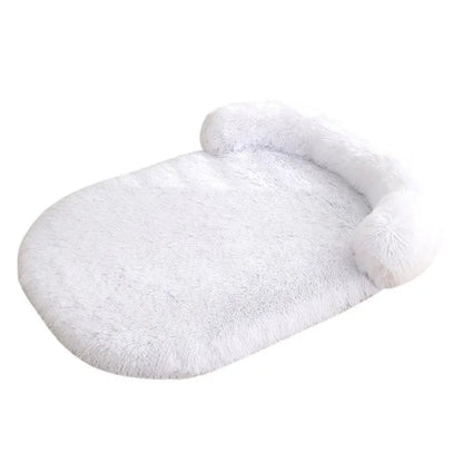 Plush Dog Bed with Supportive Bolster for Head & Neck | Leak-Proof & Washable 10