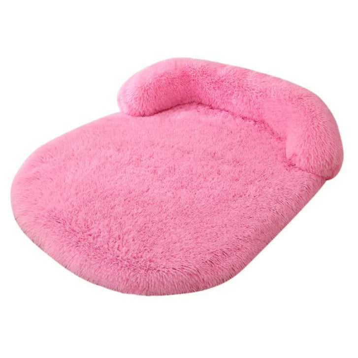 Plush Dog Bed with Supportive Bolster for Head & Neck | Leak-Proof & Washable 5