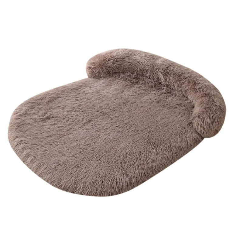 Plush Dog Bed with Supportive Bolster for Head & Neck | Leak-Proof & Washable 6