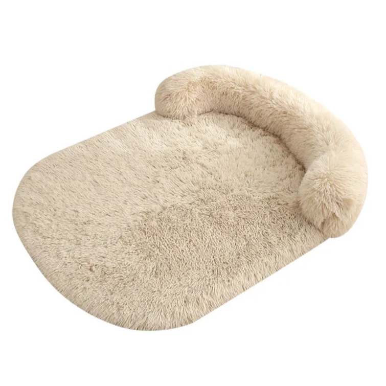 Plush Dog Bed with Supportive Bolster for Head & Neck | Leak-Proof & Washable 7