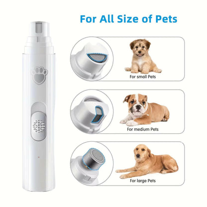 Pet Nail Trimmer 2-Speed Quiet Grinder