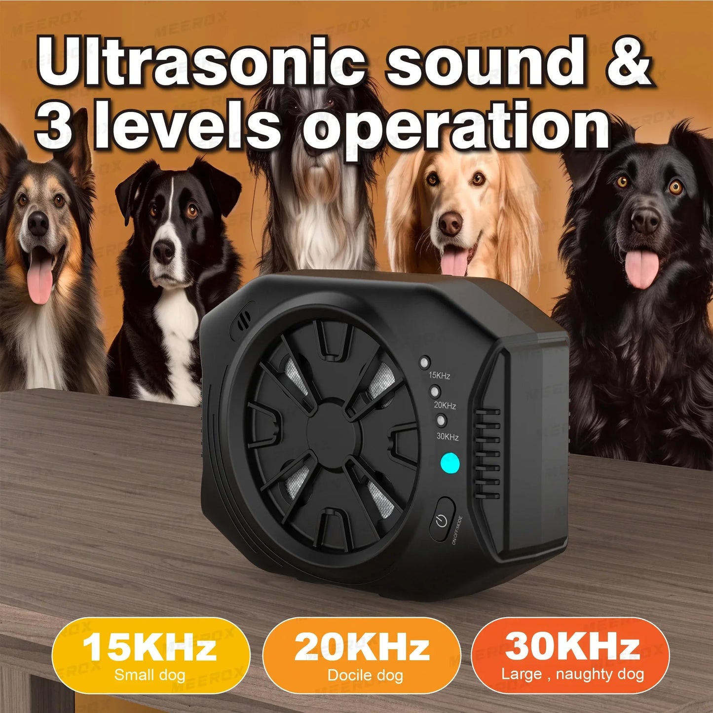 Outdoor Ultrasonic Dog Bark Stopper Device