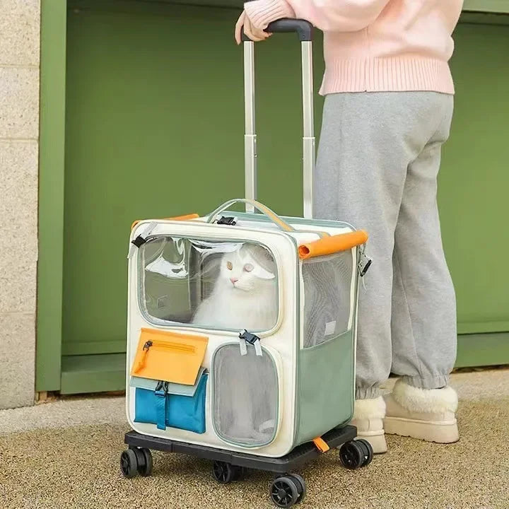 Pet Travel Crate Swift Glide Portable