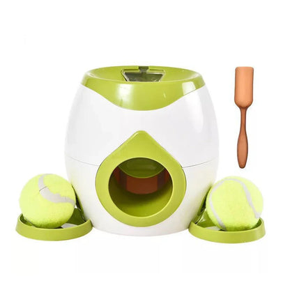 Automatic Tennis Ball Launcher Treat Dispenser