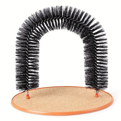 Cat Self Grooming Arch Scratcher 3-in-1