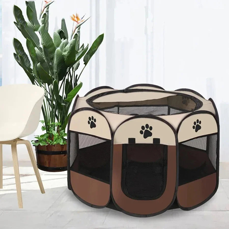 Portable Foldable Pet Playpen Tent - Pupporia