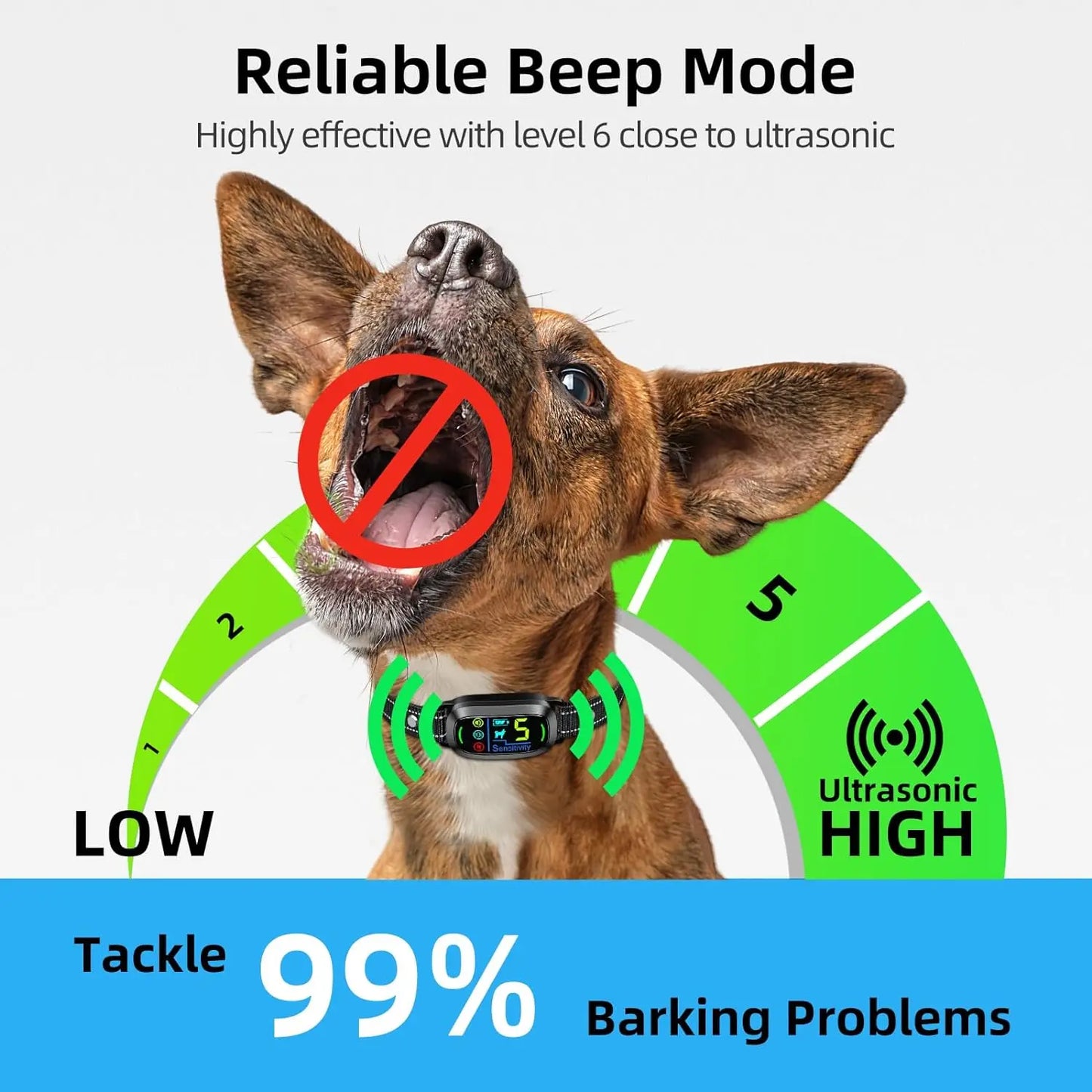 Remote Dog Training Collar Adjustable