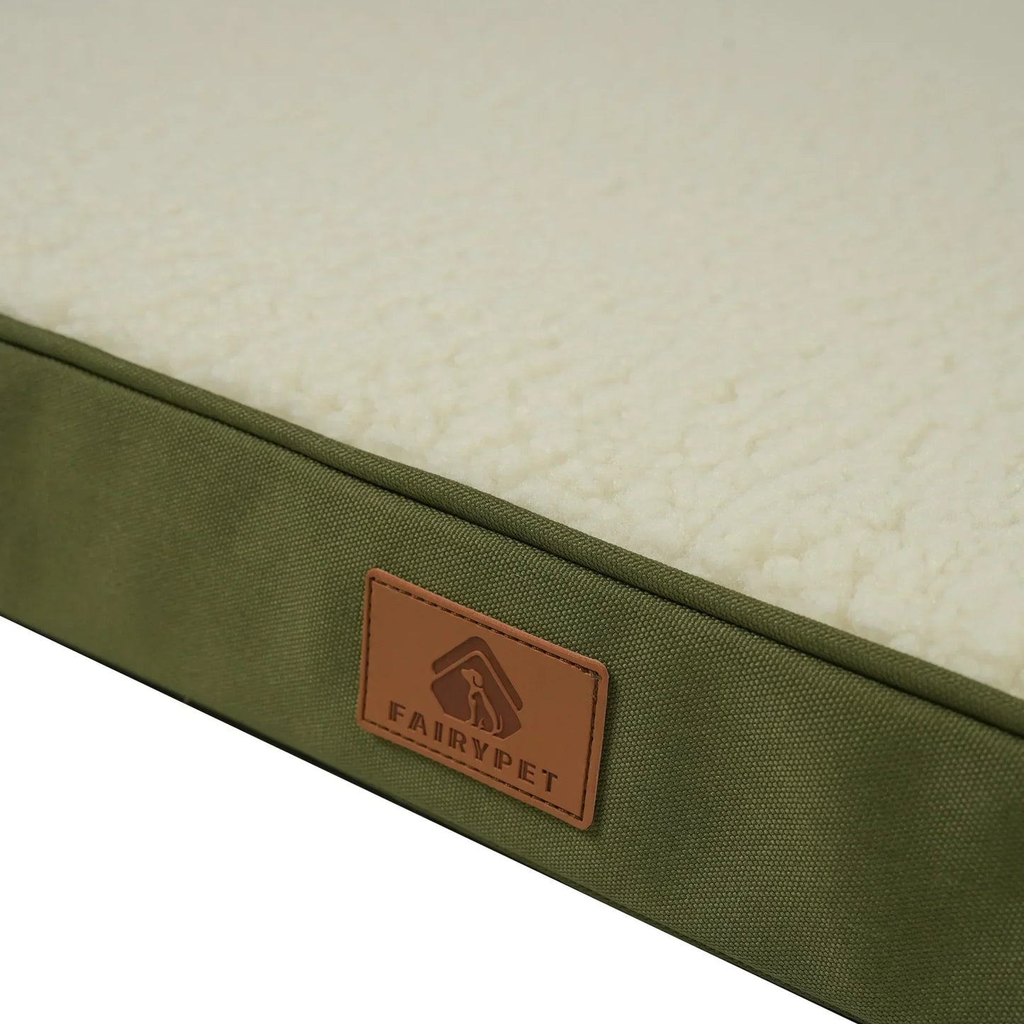 Pet Bed Plush Waterproof Removable Zip Cover