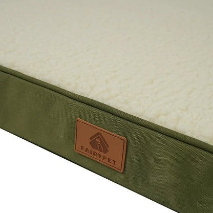 Pet Bed Plush Waterproof Removable Zip Cover