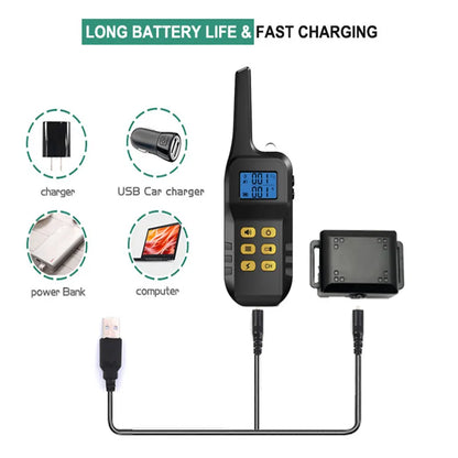 Wireless Dog Training Collar 1000m Range