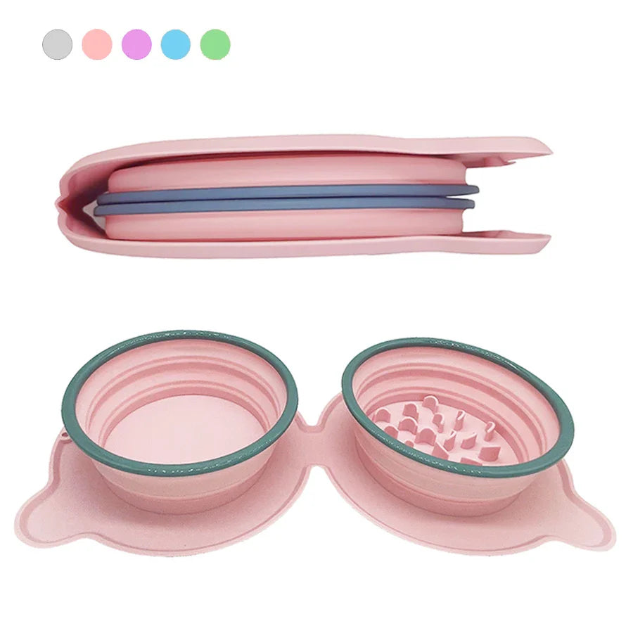 Collapsible Silicone Pet Food Bowl - Pupporia