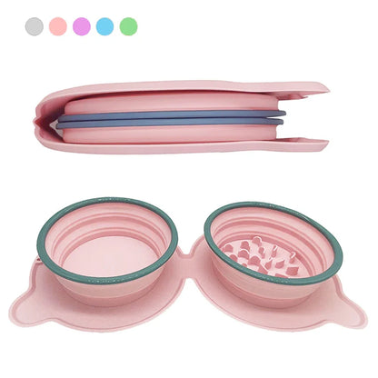 Collapsible Silicone Pet Food Bowl - Pupporia