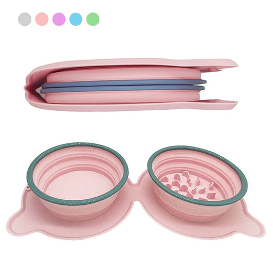 Collapsible Silicone Pet Food Bowl - Pupporia