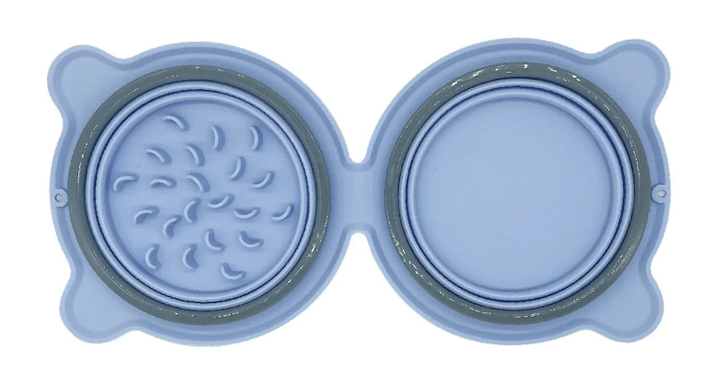 Collapsible Silicone Pet Food Bowl