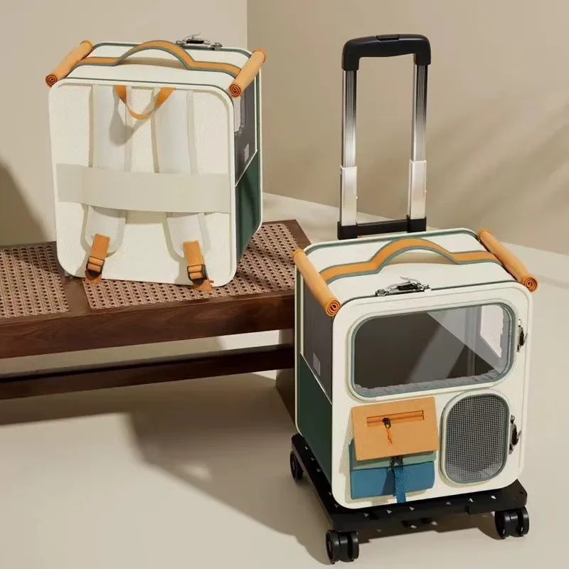 Pet Travel Crate Swift Glide Portable - Pupporia