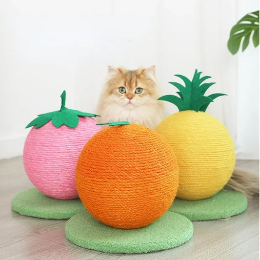 Cat Scratching Post Ball Climbing Frame - Pupporia