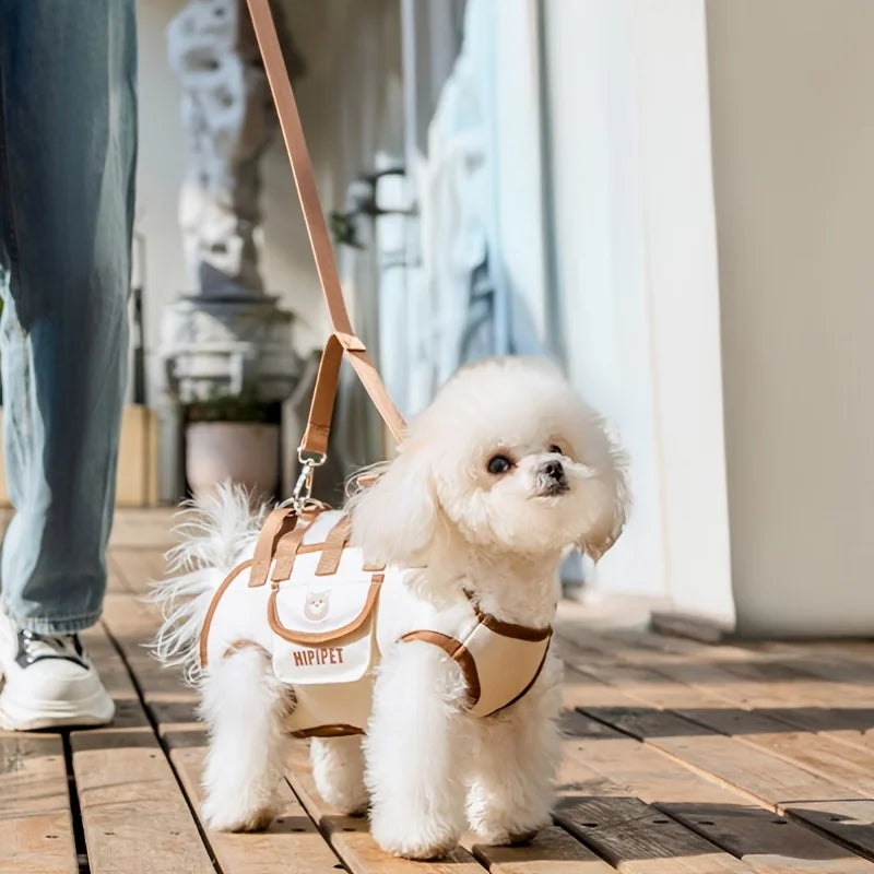 Pet Travel Bag With Harness And Leash