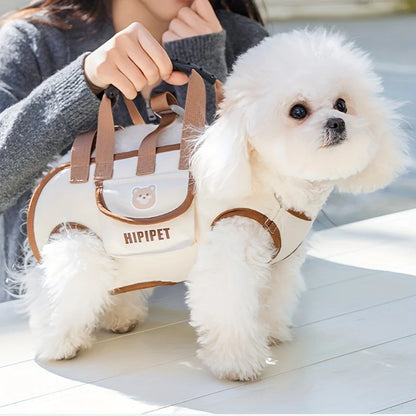 Pet Travel Bag With Harness And Leash