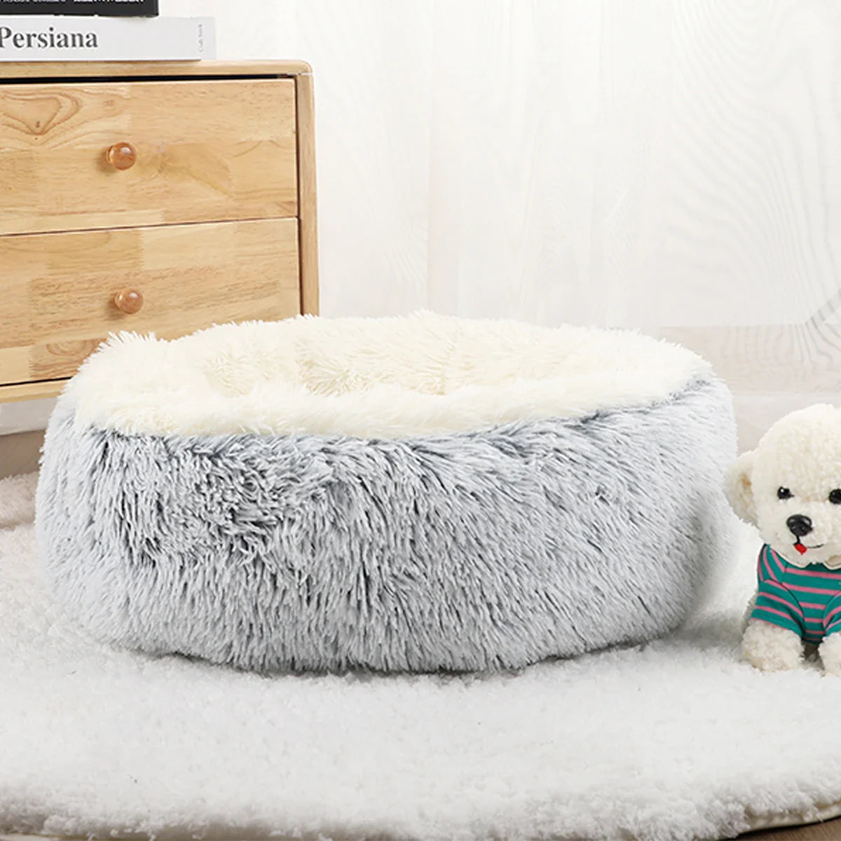 Plush Donut Pet Bed