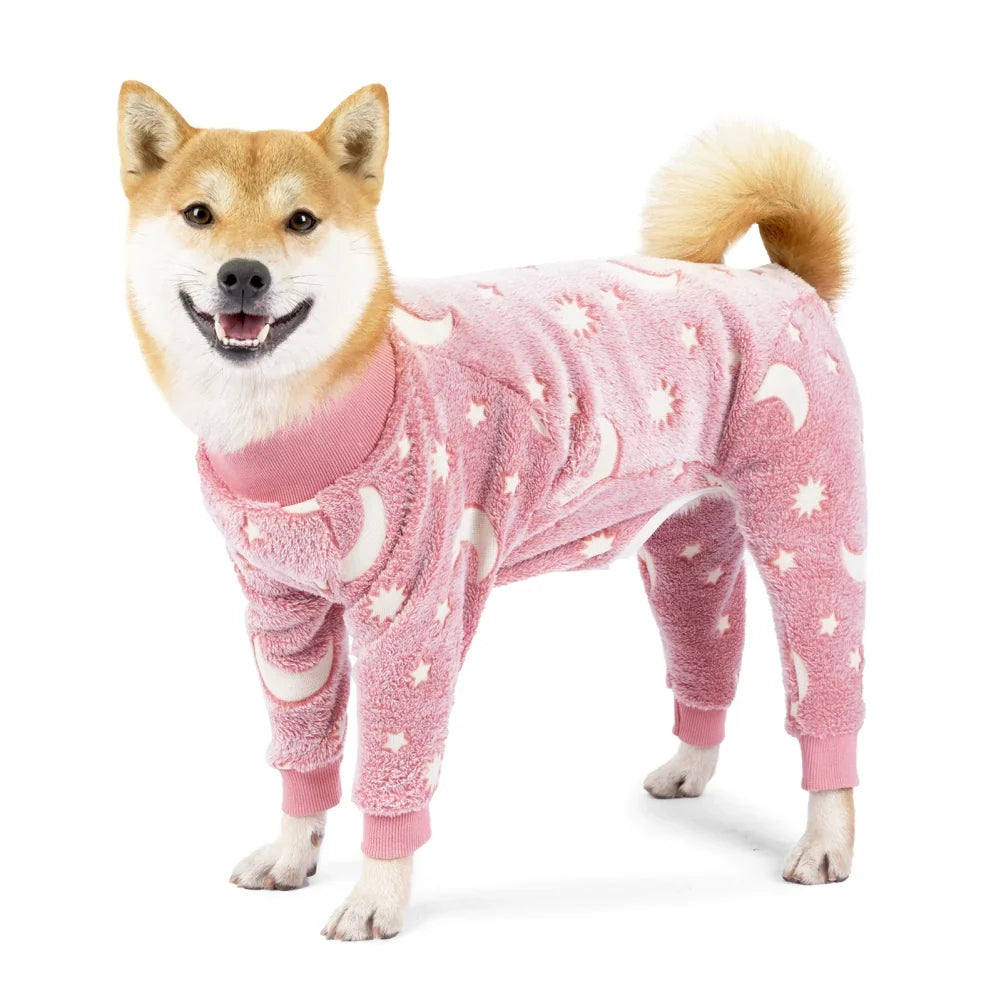 Winter Dog Pajamas Soft Flannel