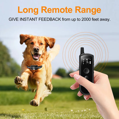 Remote Dog Training Collar Long Range Led Light